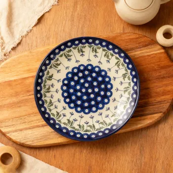 Talíř Ploché jídelní talíře Ceramika Artystyczna Bolesławiec 25,5 cm – dek. 377RX