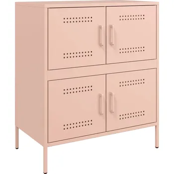 Komoda Komoda VidaXL 39 x 79 x 68 cm, odstíny růžové