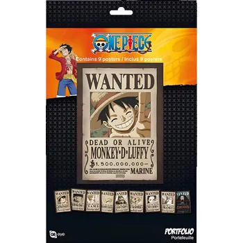 Plakát Sada plakátů One Piece - Wanted (9ks)