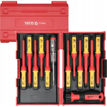 Šroubovák Yato sada izolovaných šroubováků VDE 1000V 13 dílů YT-28295