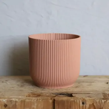 Květináč Elho plastový květináč Vibes fold delicate pink Ø 9 cm
