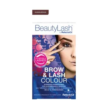 Dekorativní kosmetika RefectoCil BeautyLash Brown & Lash Colour barva na řasy a obočí 1 ks, Černá, 8 aplikací