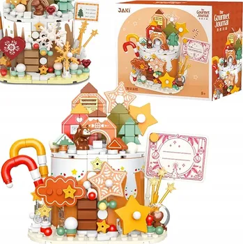 ostatní stavebnice STAVEBNICE SADA 380 DÍLŮ PRVKŮ DORT JAKO DÁREK