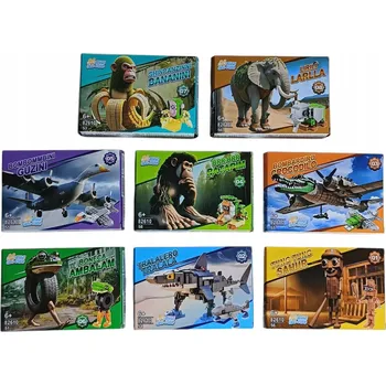 ostatní stavebnice Brain Rot Stavebnice Set 8 sad Sahur Tlalalero Brr Brr Bombardiro