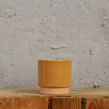 Květináč Květináč Eno Duo dusty ocher Ø 10 cm