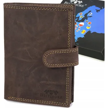 Peněženka Peněženka Beltimore , přírodní kůže, hnědá - muž