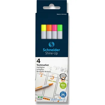 Zvýrazňovač Zvýrazňovač vícebarevný Schneider, 4 ks