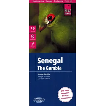 SENEGAL GAMBIA mapa 1:550 000 REISE KNOW HOW 2019 Senegal a Gambie mapa 1:550 000 REISE KNOW HOW 2019 - kolektiv autorů