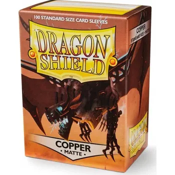 Příslušenství k deskovým hrám Obaly na karty Arcane Tinmen Dragon Shield Copper Matte 100 ks