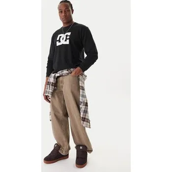 Pánské tričko DC Shoes S dlouhým rukávem Star ADYZT05372 Černá Regular Fit XS