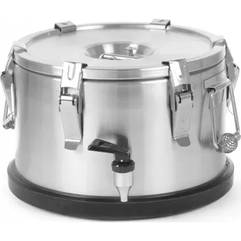 Termos s kohoutem 10l, nerez