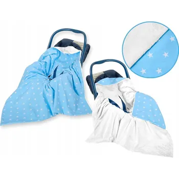 Zavinovačka Velká zavinovačka pro miminka do autosedačky, nosítka kočárku, oboustranná - hvězdička