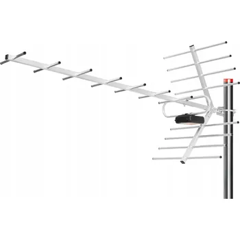 Příjem digitálního pozemního vysílání EXTERNÍ SMĚROVÁ ANTÉNA "YAGA" DVB-T2 PASIVNÍ H.265 HEVC PRO TV