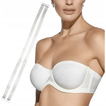 Podprsenka Selene podprsenka bandeau (bez ramínek) bílá velikost 70D