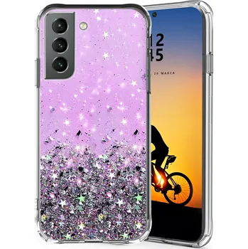 Pouzdro na mobilní telefon Zadní Kryt SunSky pro Samsung Galaxy S21 fialový