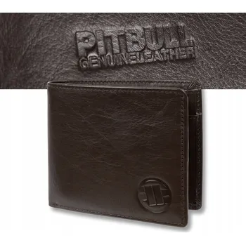 Peněženka Pitbull peněženka z pravé kůže hnědá - muž