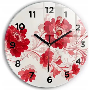 Hodiny Nástěnné hodiny Wallfluente červené 30 cm