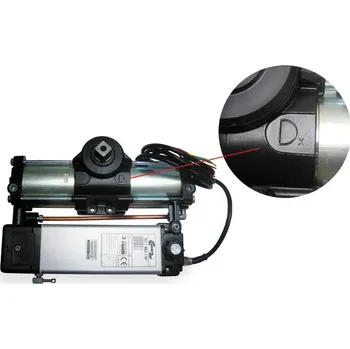 Pohon brány Meccanica Fadini S.r.l. COMBI 740 jen hydraulický motor, úhel 110°, blokování oboucestné, pravý