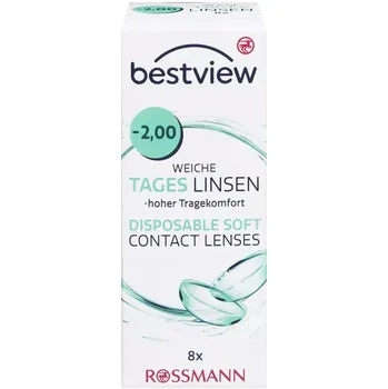 Kontaktní čočky Best View Denní kontaktní čočky -2,00 8 ks