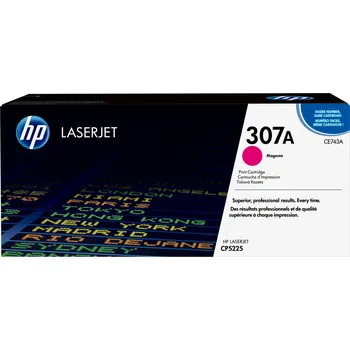 HP 307A Magenta LJ Toner Cart, CE743A (7,300 pages)