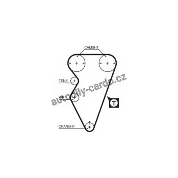 Rozvod motoru Sada rozvodového řemene GATES (GT K015238XS) - ROVER
