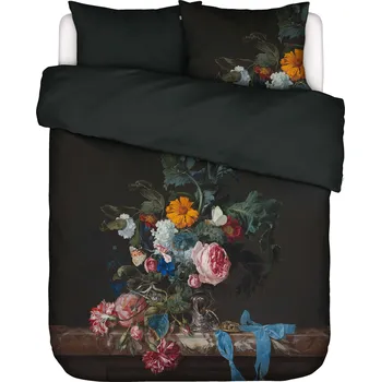 Povlečení Essenza, Povlečení Gwendolyn se 2 povlaky na polštář 60 x 70 cm na záložku bez zapínání 200 x 220 cm tmavě zelené - Formadore