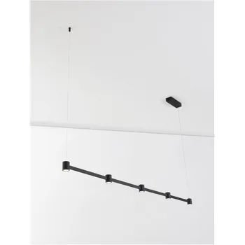 Nova Luce Závěsné svítidlo PUIZE LED 30W 230V 2755lm 3000K černé 156cm