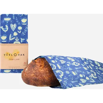 Sáček na potraviny Včelovak Velký (34 x 42 cm) - Modrotisk
