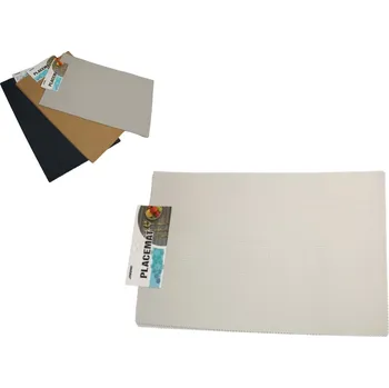 prostírání Podložka na stůl 45x30 cm, umělé PVC MIX BAREV - sada 4 ks
