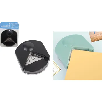 Kreativní děrovačka, zaoblovací nástavec černý 6x5,5x2 cm