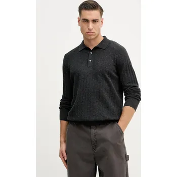 Dámský svetr Svetr s příměsí vlny Barbour Smeaton MKN1704 šedá 90D, vel. XXL