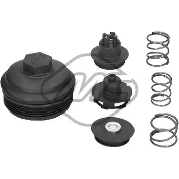 Olejový filtr Kryt, pouzdro olejového filtru Metalcaucho 03841