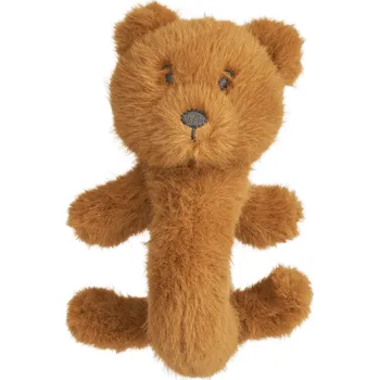 plyšák Chrastítko plyšový medvídek Romain "Golden Caramel" Liewood