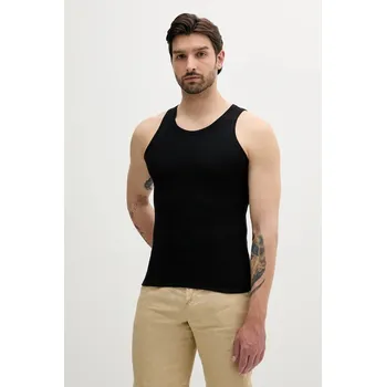 Dámské oblečení Bavlněný top United Colors of Benetton 3JKF2H002 černá 99X, vel. XL