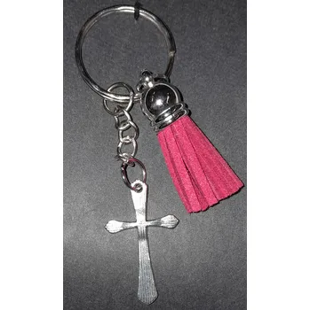 Bižuterie-Klíčenka se střapcem 014