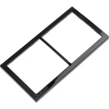 Příslušenství ke karavanu Dvojrámeček pro vypínače a zásuvky Inprojal 20.000 barva Lesklá černá