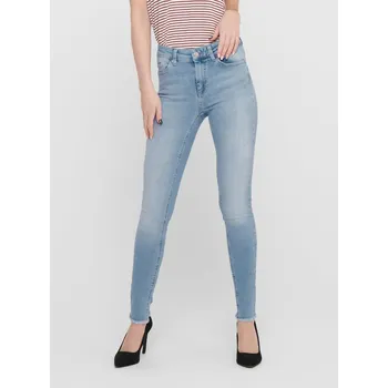 Oblečení a móda ONLY Dámské Modré skinny fit zkrácené džíny ONLY Blush Modrá 30-31/30 (2710300)