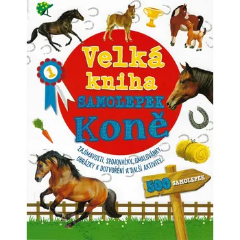 omalovánky Velká kniha samolepek-Koně - kolektiv autorů