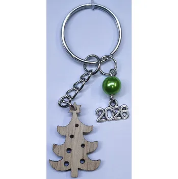 Dětské navlékací korálky Bižuterie-Klíčenka Vánoce 009