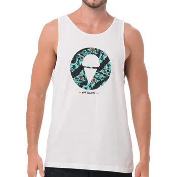 Pánské tričko Pánské tílko 69SLAM GREEN ICE WHITE (MSNNIC-WH) L MSNNIC-WH Možnost vrácení zboží ZDARMA do 120 dnů!