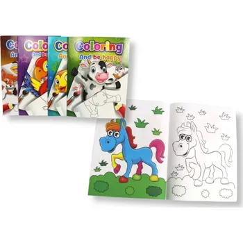 omalovánky Omalovánky 8 obrázků 28,5x21 cm MIX VZORŮ