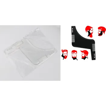 Kartáč pro zvířata Hřeben na úpravu vousů oboustranný TRANSPARENTNÍ 11x10 cm