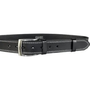 Módní doplněk PENNY BELTS Pánský kožený opasek I3-2B-60 černý - 110 cm