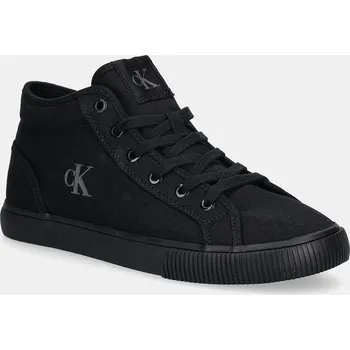 Pánská obuv Kecky Calvin Klein Jeans ESS VULC MID MG CANVAS YM0YM01210 černá 99X, EUR 43