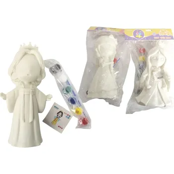 Pokladnička Pokladnička DZIEWCZYNKA s barvami 6 barev v plastovém obalu 22 cm MIX VZORŮ