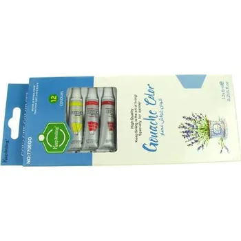 Vodová barva VODOVÉ barvy v tubách, sada 12 ks