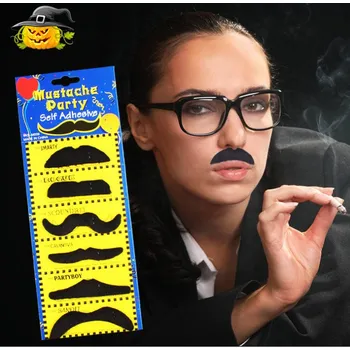 Party dekorace HALLOWEEN Vousy, sada 6 ks na blistru 28 x 12 cm