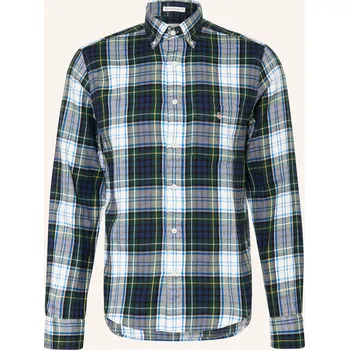 Pánská košile Gant Pánská Košile Regular Fit, tmavě modrá / tmavě zelená /...