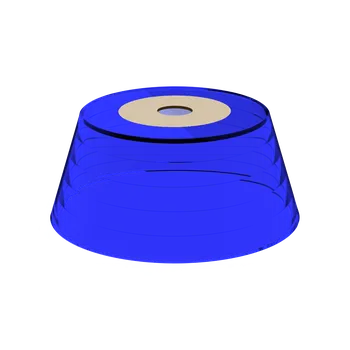 Stojací lampa CENTURY OPERA stínítko modré