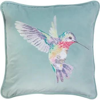 Povlak na polštářek Wrendale Designs Vyšívaný povlak na polštář Wrendale Designs Wisteria Wishes, 40x40 cm - Kolibřík